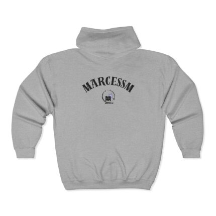 Unisex marcessm Full Zip Hooded Sweatshirt